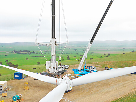 Hallett Wind Farm Rotor & Drivetrain Replacement