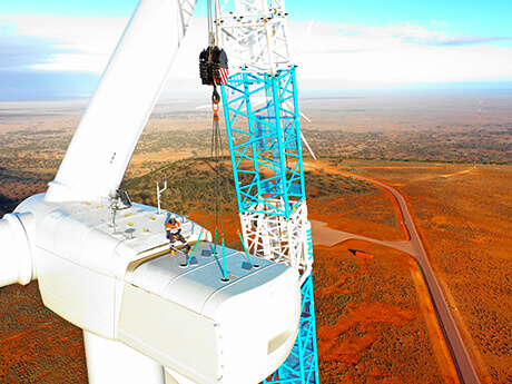 Gearbox Replacement Lincoln Gap Wind Farm